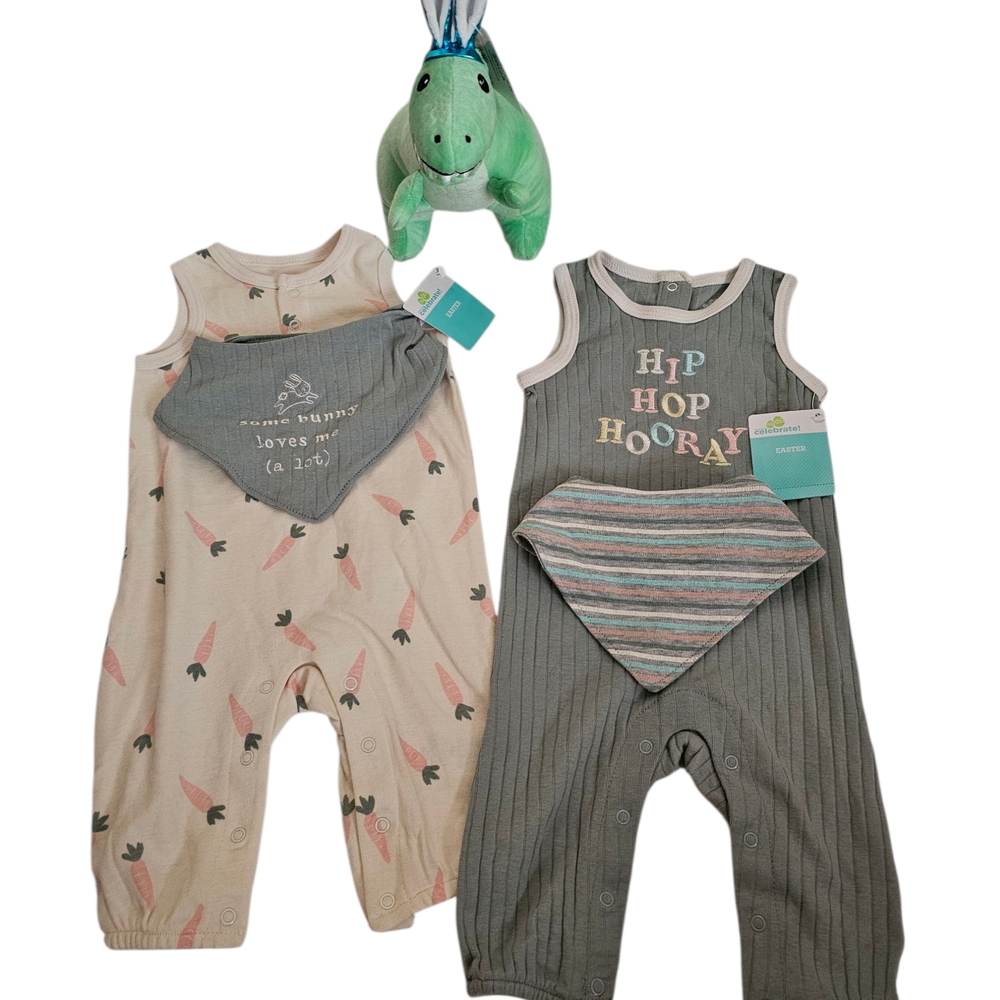 Baby Bodysuit Set - 3 To 6 Mos.